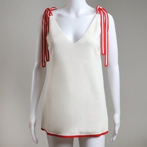 Ann Taylor Tank Top with Red Straps Size S